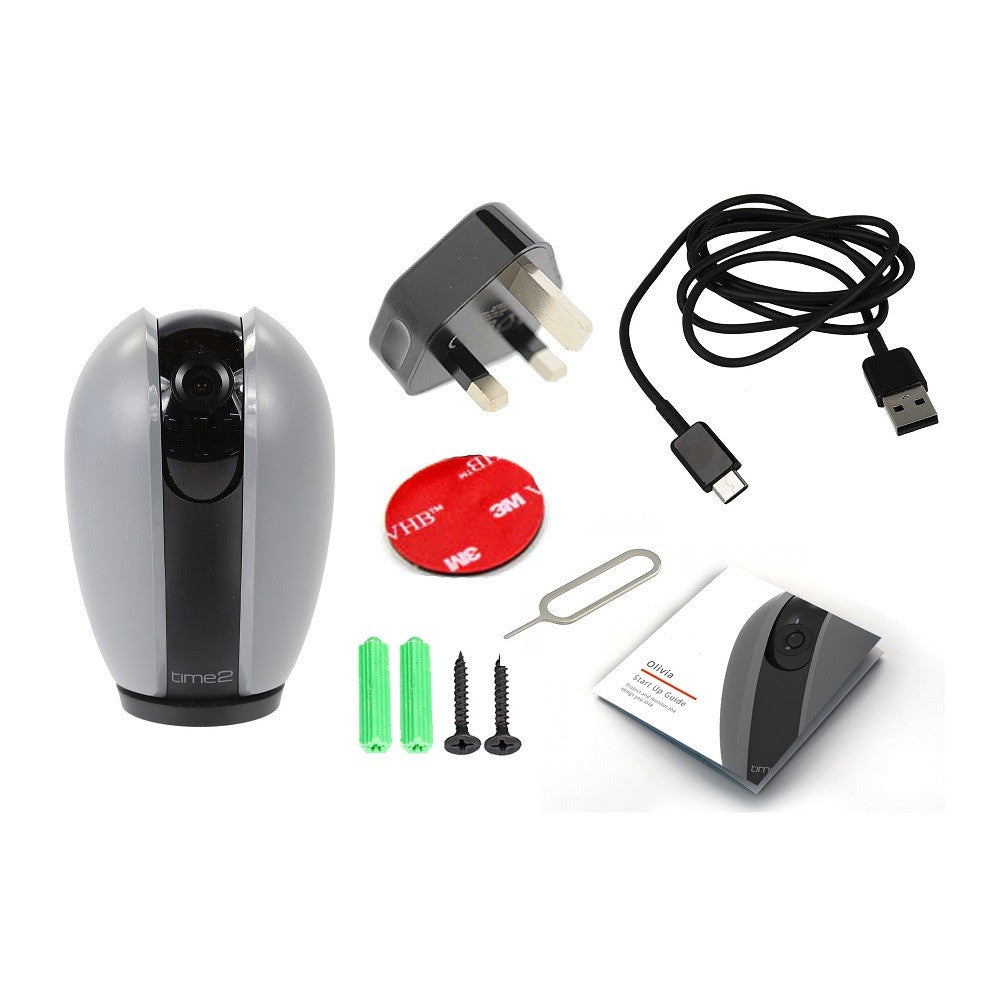 Olivia Pet Rotating WiFi Security Camera (3 Pack)