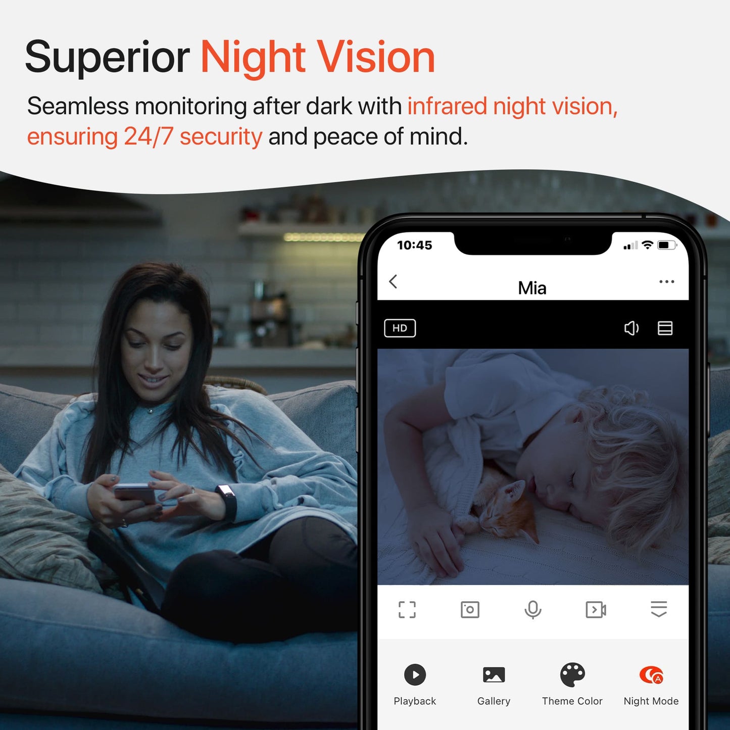 Mia Indoor Camera (Twin Pack)