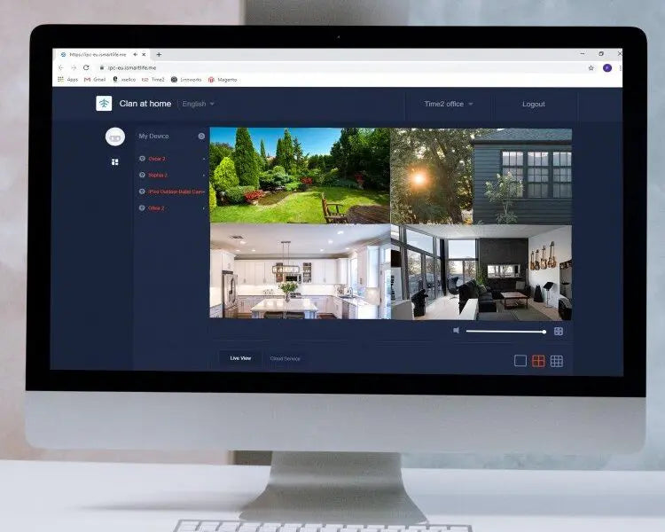 Clan at Home Web View | Indoor Outdoor Security Camera