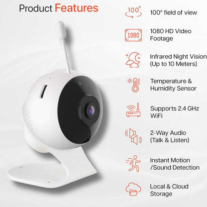 Mia Indoor Camera (Twin Pack)