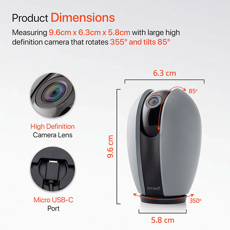 Olivia Pet Rotating WiFi Security Camera (3 Pack)