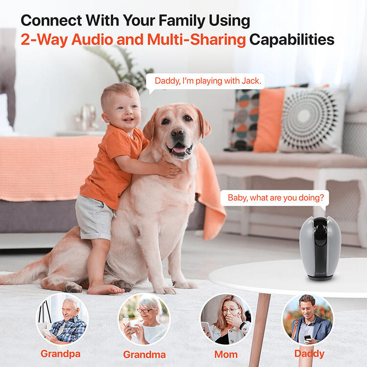 Olivia Pet Rotating WiFi Security Camera (3 Pack)