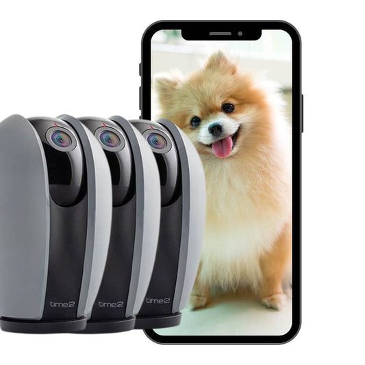 Olivia Pet Rotating WiFi Security Camera (3 Pack)